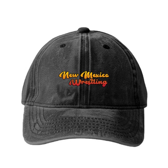 New Mexico Wrestling Washed Denim Baseball Caps