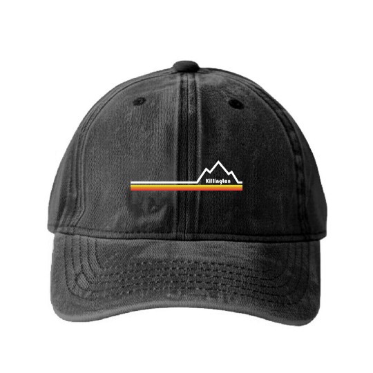 Killington Vermont Washed Denim Baseball Caps