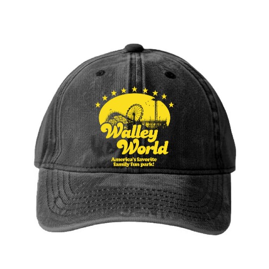 Walley World Tourist Washed Denim Baseball Caps