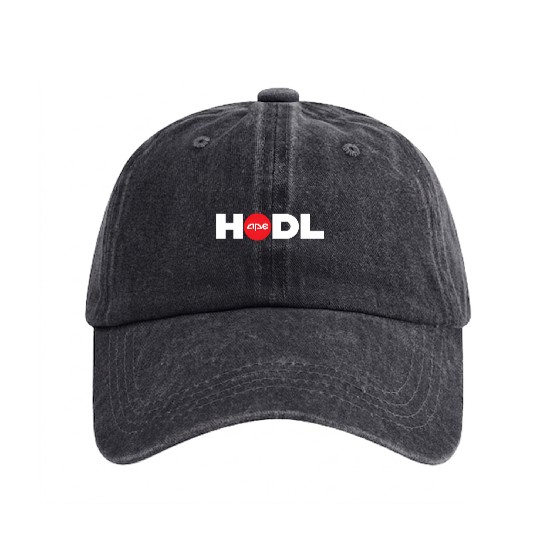 Ape Hodl Apes Together Strong Short Squeeze Washed Denim Baseball Caps