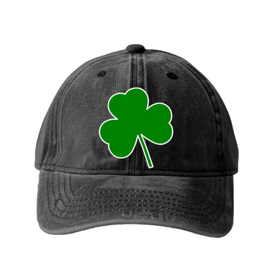 St PatricDay For Shamrock Patty Irish Washed Denim Baseball Caps