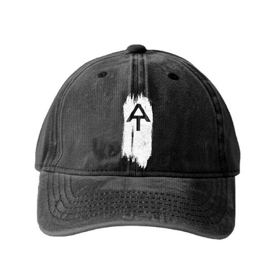 White Blaze Appalachian Trail At Minimalist Hiking Washed Denim Baseball Caps