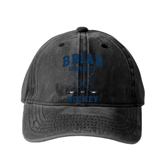 Briar U Hockey Off Campus Graham 44 Two Side Washed Denim Baseball Caps