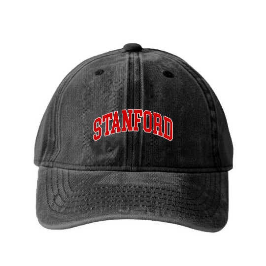 Stanford California - Throwback - Washed Denim Baseball Caps
