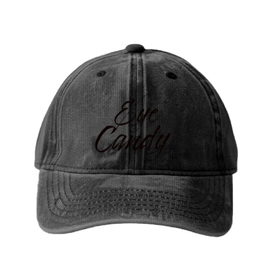 Eye Candy Washed Denim Baseball Caps