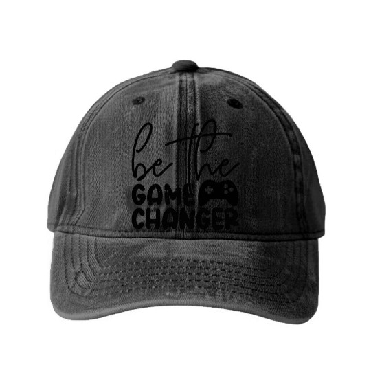 Be The Game Changer Washed Denim Baseball Caps