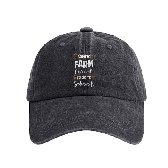 Harvest Field Worker Hard Work Vegetable Washed Denim Baseball Caps