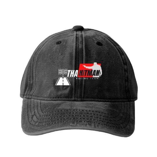 Tha Hitman Racing Team Washed Denim Baseball Caps