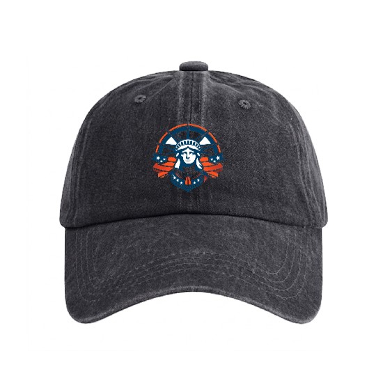 Celebrating America s Independence Day Washed Denim Baseball Caps