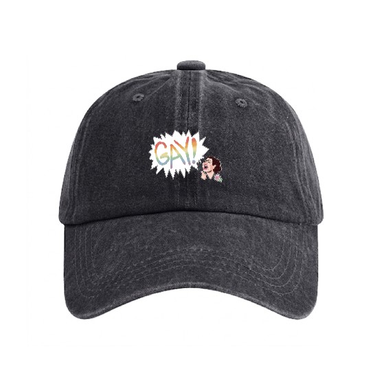 Hey Florida Guess What Washed Denim Baseball Caps