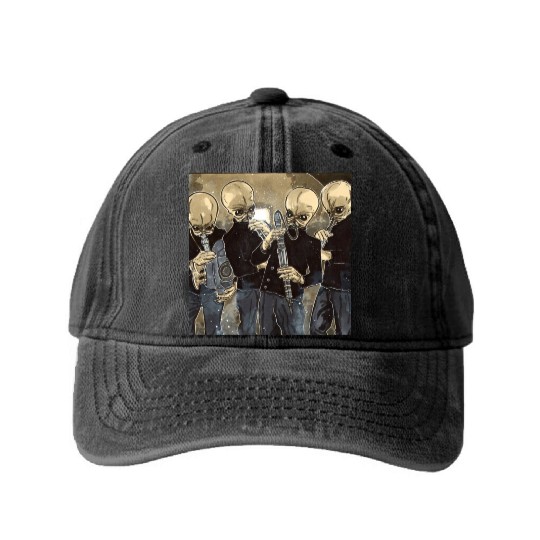 Cantina Band Mos Eisley Washed Denim Baseball Caps