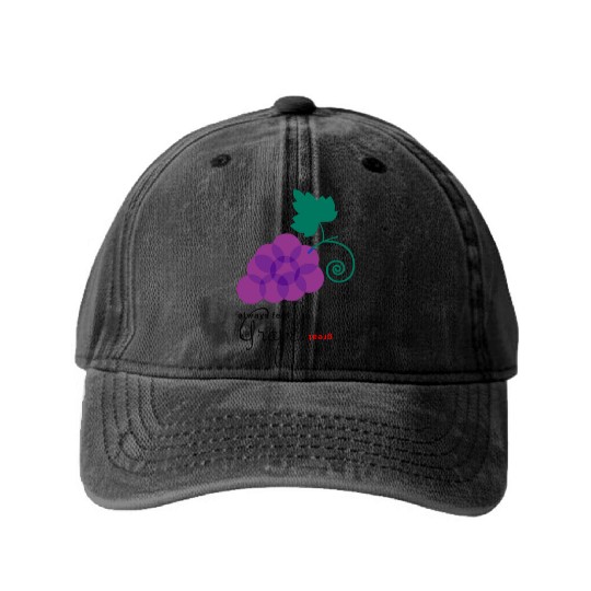 Feel Grape X Great Washed Denim Baseball Caps