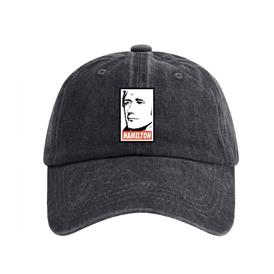 Alexander Hamilton Washed Denim Baseball Caps