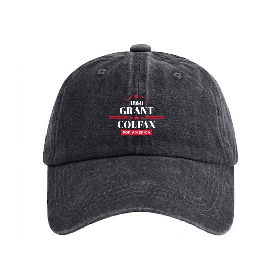 Ulysses Gran 1868 Republican Campaign Washed Denim Baseball Caps
