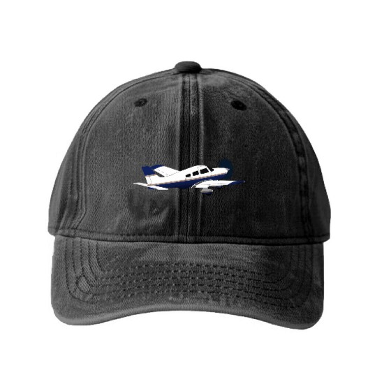 Piperr pa 28 cherokee Washed Denim Baseball Caps
