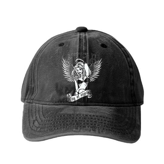 Angels - City of Angels collection Washed Denim Baseball Caps