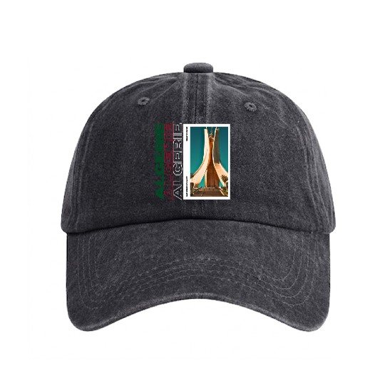 Algeria Independent since 1962 Washed Denim Baseball Caps
