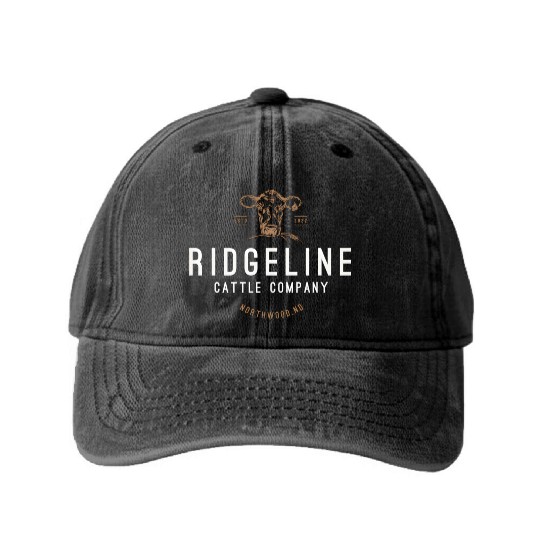 Ridgeline Cattle Company Western Washed Denim Baseball Caps