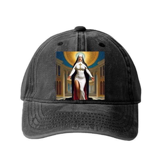 Holy Ghost Washed Denim Baseball Caps