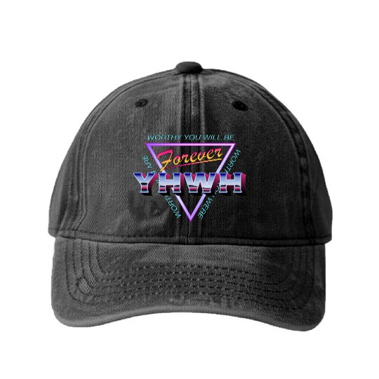 Forever YHWH Washed Denim Baseball Caps