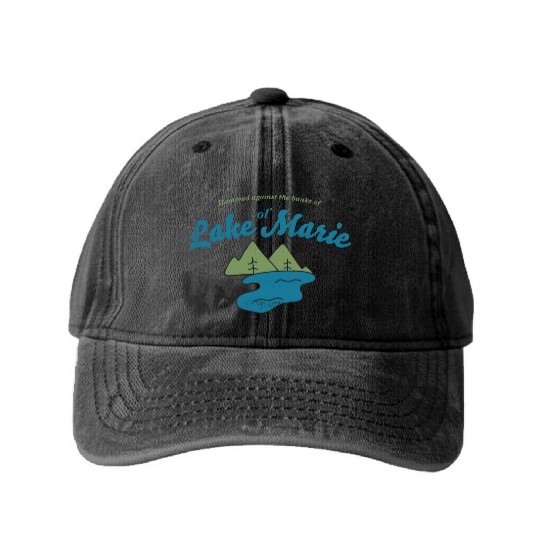 John Prine Lake Marie Folk Music Washed Denim Baseball Caps