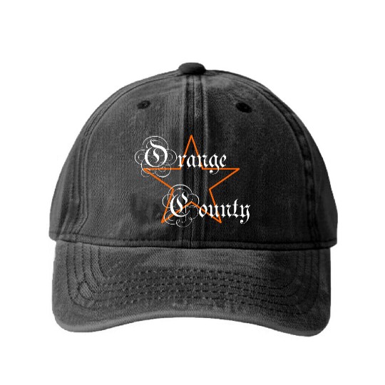 The Orange County California Collection Washed Denim Baseball Caps