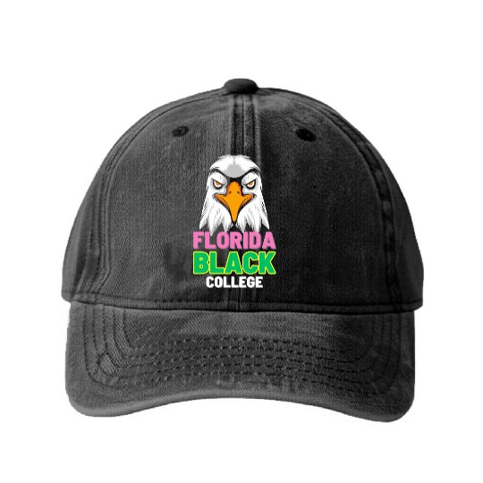 Rare Florida Black College ( 90s Sports Edition) Washed Denim Baseball Caps