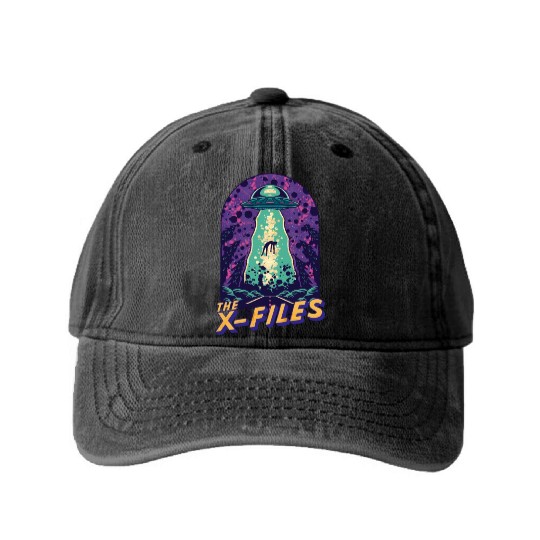 The X-Files Washed Denim Baseball Caps