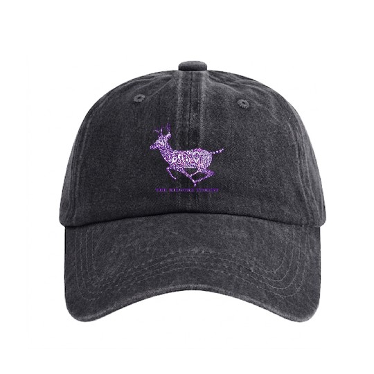 Deer - Violet Washed Denim Baseball Caps
