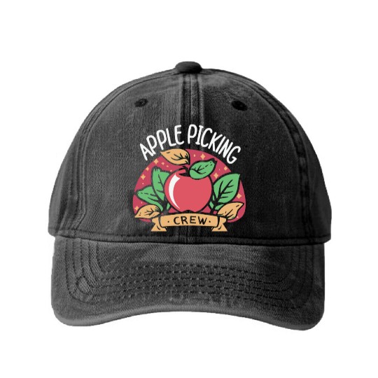 Apple Picking Crew Washed Denim Baseball Caps