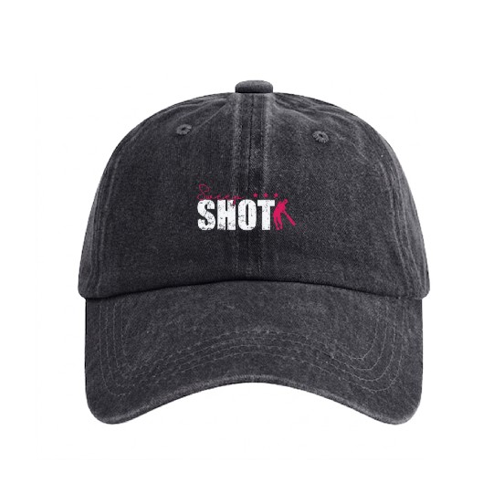 Sweep Shot Cricket Washed Denim Baseball Caps