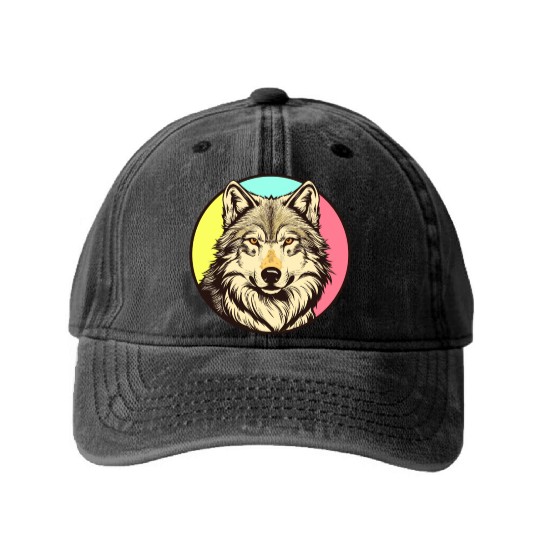 Fox Washed Denim Baseball Caps