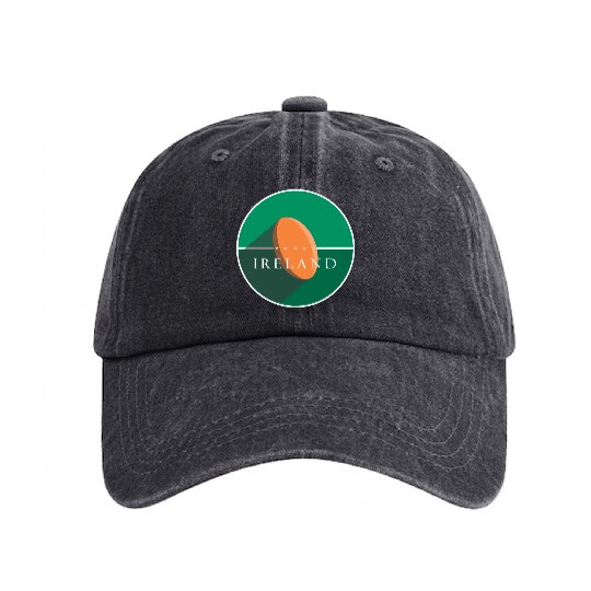 RUGBY IRELAND Washed Denim Baseball Caps