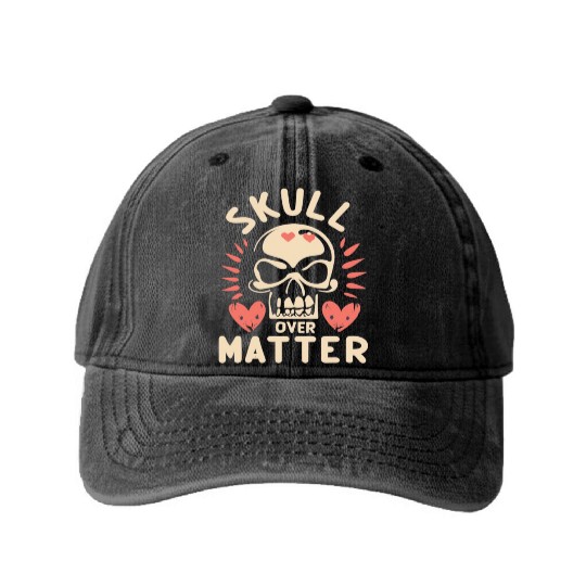 Totenkopf Skull Skulls Totenschädel Spruch Washed Denim Baseball Caps
