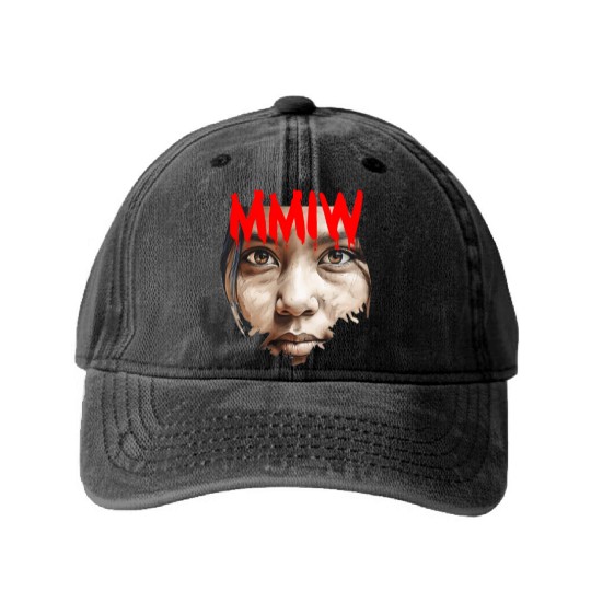 Missing Murdered Indigenous Women MMIW Washed Denim Baseball Caps