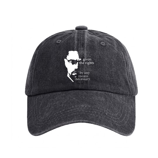 Black History Month the best quote Washed Denim Baseball Caps