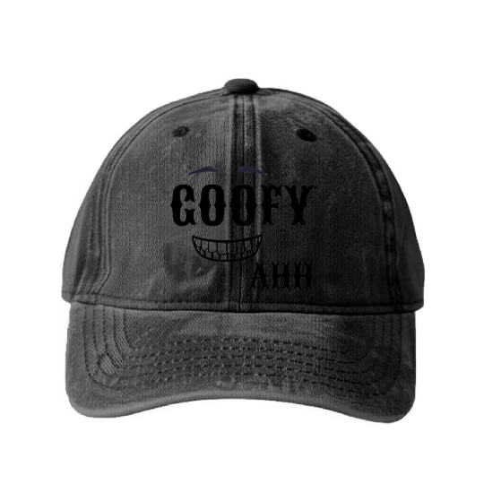 GOOFY AHH Washed Denim Baseball Caps