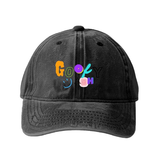 Funny Goofy Ahh Washed Denim Baseball Caps