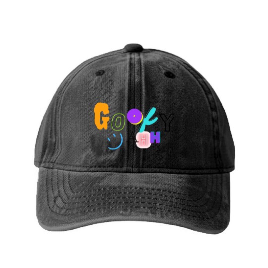Funny Goofy Ahh Washed Denim Baseball Caps