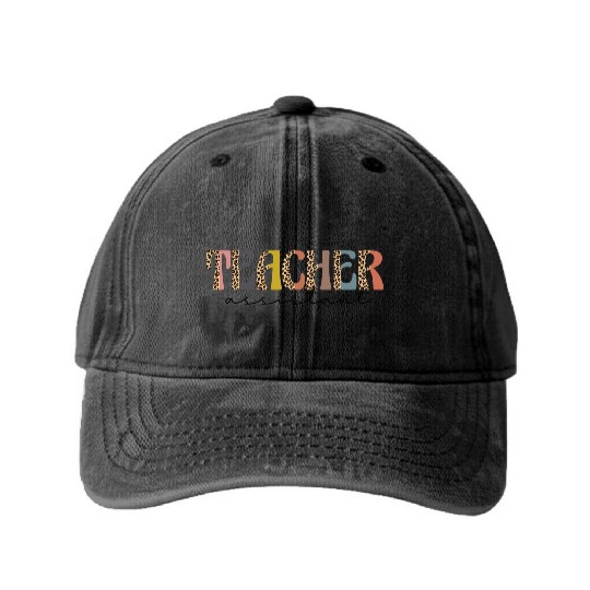 Teacher Assistant Washed Denim Baseball Caps