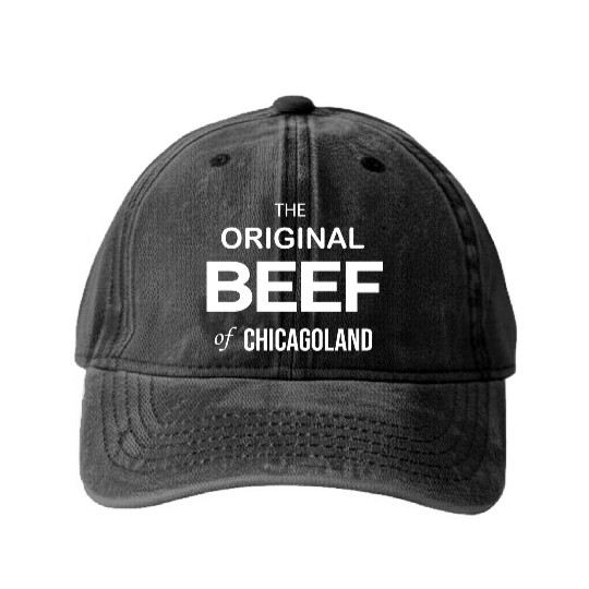 The Original Chicagoland Beef Company -The Bear TV Washed Denim Baseball Caps