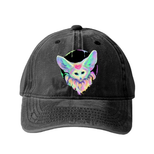 head fox Washed Denim Baseball Caps