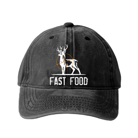 Funny deer hunting, gift, Funny gift Deer hunting Washed Denim Baseball Caps