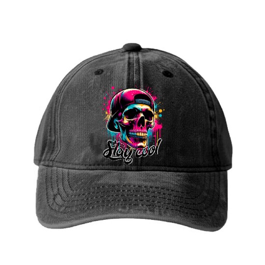 Totenkopf Stay cool Washed Denim Baseball Caps