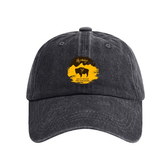 Mule Deer Foundation of Wyoming Washed Denim Baseball Caps
