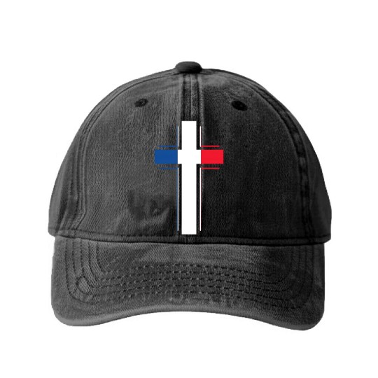 Canada Faithful Catholic Washed Denim Baseball Caps