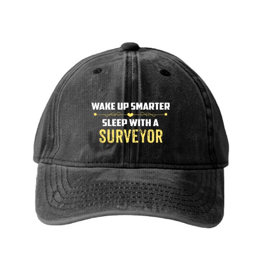 Wake Up Smarter Sleep With A SURVEYOR Washed Denim Baseball Caps