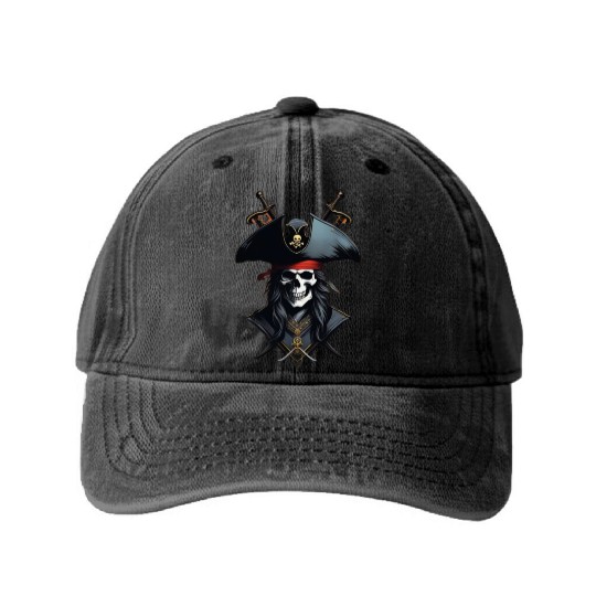 Luffy pirates see Washed Denim Baseball Caps