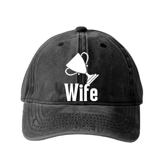 Trophy Wife Washed Denim Baseball Caps