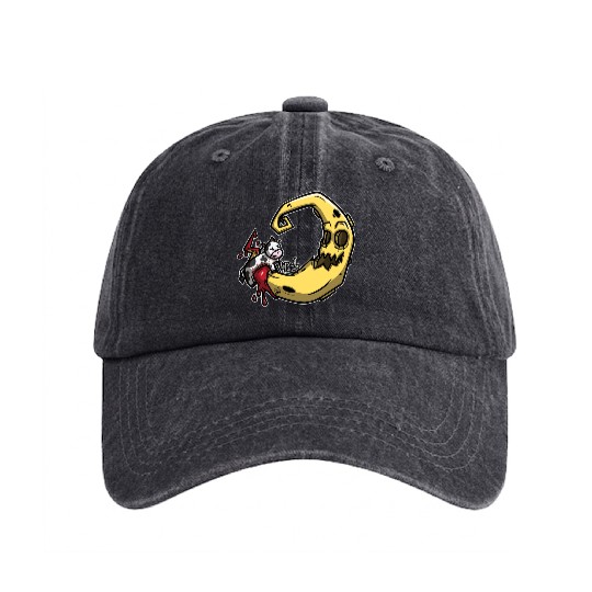 Hey Diddle Diddle Washed Denim Baseball Caps